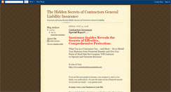 Desktop Screenshot of contractorsinsurance.blogspot.com