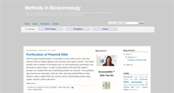 Desktop Screenshot of biotechmethods.blogspot.com