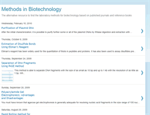 Tablet Screenshot of biotechmethods.blogspot.com