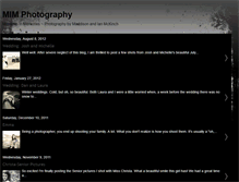 Tablet Screenshot of mimphotography.blogspot.com