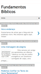 Mobile Screenshot of fundamentosbiblicosbrasil.blogspot.com
