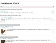 Tablet Screenshot of fundamentosbiblicosbrasil.blogspot.com
