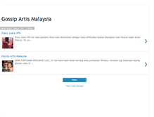 Tablet Screenshot of gossip-artis-malaysia.blogspot.com