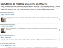 Tablet Screenshot of declutteredtorestored1.blogspot.com