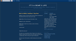 Desktop Screenshot of bearslife.blogspot.com