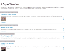 Tablet Screenshot of adayofwonders.blogspot.com
