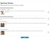 Tablet Screenshot of myspiritualvisions.blogspot.com