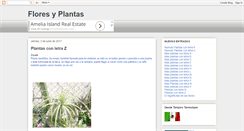 Desktop Screenshot of floresyplantasmx.blogspot.com