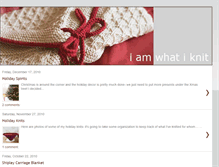 Tablet Screenshot of iamwhatiknit.blogspot.com