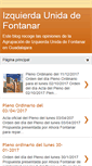 Mobile Screenshot of izquierdaunidafontanar.blogspot.com