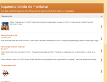 Tablet Screenshot of izquierdaunidafontanar.blogspot.com