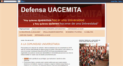 Desktop Screenshot of defensauacmita.blogspot.com