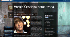 Desktop Screenshot of musicacristianaactualizada.blogspot.com