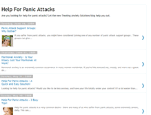 Tablet Screenshot of helpforpanicattacks.blogspot.com