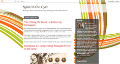 Desktop Screenshot of inspireinthegyre.blogspot.com