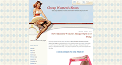 Desktop Screenshot of cheapwomenshoe.blogspot.com