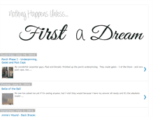 Tablet Screenshot of firstadream.blogspot.com