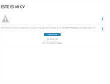 Tablet Screenshot of esteesmicv.blogspot.com
