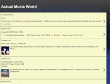 Tablet Screenshot of actualmusicworld.blogspot.com