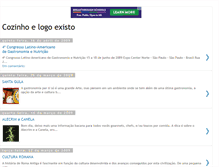 Tablet Screenshot of cozinhoelogoexisto.blogspot.com