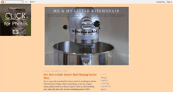 Desktop Screenshot of meandmylittlekitchenaid.blogspot.com