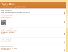 Tablet Screenshot of playing-radio.blogspot.com