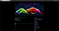 Desktop Screenshot of bongandbeth.blogspot.com