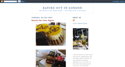 Desktop Screenshot of eatingoutinlondon.blogspot.com