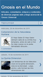 Mobile Screenshot of gnosisenelmundo.blogspot.com