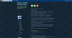 Desktop Screenshot of baskinrobbinsaustraliablog.blogspot.com