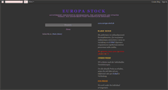 Desktop Screenshot of europa-stock.blogspot.com