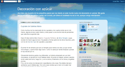 Desktop Screenshot of decorandoconazucar.blogspot.com