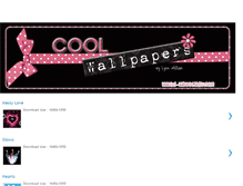 Tablet Screenshot of cool--wallpapers.blogspot.com