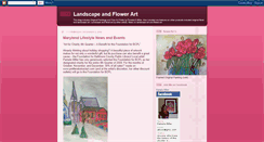 Desktop Screenshot of landscapeandflowerpaintings.blogspot.com