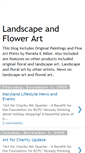 Mobile Screenshot of landscapeandflowerpaintings.blogspot.com