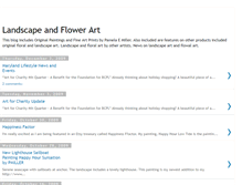 Tablet Screenshot of landscapeandflowerpaintings.blogspot.com