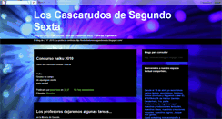 Desktop Screenshot of loscascarudosdesegundosexta.blogspot.com