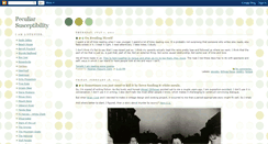 Desktop Screenshot of peculiarsusceptibility.blogspot.com