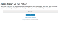Tablet Screenshot of japon-kizlari.blogspot.com