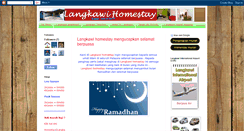 Desktop Screenshot of langkawi-homestays.blogspot.com