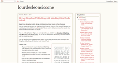 Desktop Screenshot of lourdesleonciccone.blogspot.com