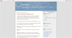 Desktop Screenshot of graffpaper.blogspot.com