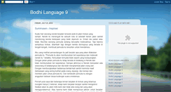 Desktop Screenshot of bodhi-language9.blogspot.com