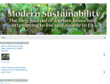 Tablet Screenshot of modern-sustainability.blogspot.com