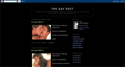 Desktop Screenshot of gaypost.blogspot.com