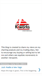 Mobile Screenshot of kktrades.blogspot.com