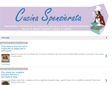Tablet Screenshot of cucinaspensierata.blogspot.com