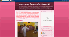 Desktop Screenshot of escolaclasse40.blogspot.com