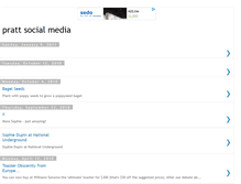 Tablet Screenshot of prattsocialmedia.blogspot.com