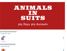 Tablet Screenshot of animalsinsuits.blogspot.com